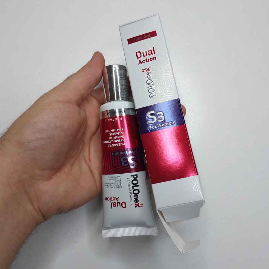 کرم تنگ کننده و تحریک کننده پولونکس S3 Dual Action - تصویر 4